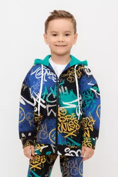 Жакет для мальчиков CROCKID, КР 302650, цвет - черный3