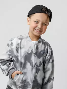 Жакет для мальчиков CROCKID, КР 302806, цвет - светло-серый5