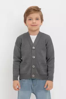 Жакет для мальчиков CROCKID, КВ 30155, цвет - темно-серый
