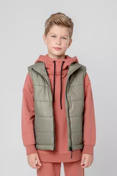 Жилет для мальчиков CROCKID, ВК 35014/1 ГР, цвет - серый