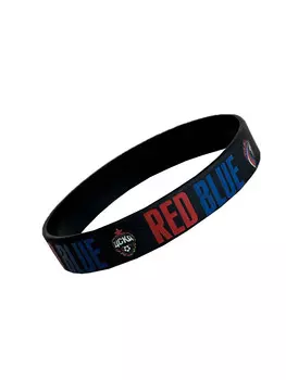 Браслет силиконовый "RED-BLUE"