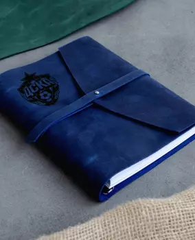 Ежедневник "Амстердам" А5 винтажная голубика