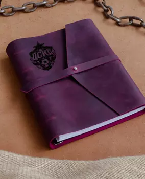 Ежедневник "Амстердам" А5 винтажная малина