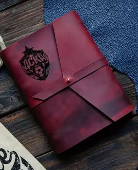 Ежедневник "Амстердам" А5 винтажная вишня