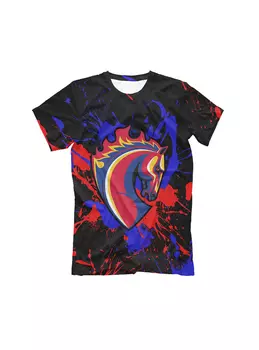 Футболка "Брызги, конь" (Мужской, 4XL)