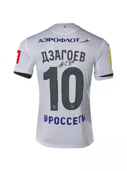 Футболка выездная 2020/2021 с автографом ДЗАГОЕВА (M)
