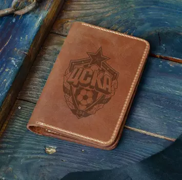 Холдер для автодокументов и паспорта, винтажная корица