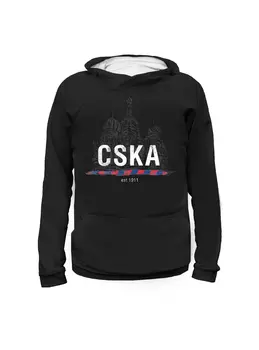 Худи "CSKA 1911", цвет черный (Мужской, 4XL)