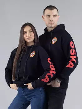 Худи Эмблема, цвет темно-синий (S)