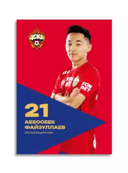 Карточка для автографа Файзуллаев 2024/2025