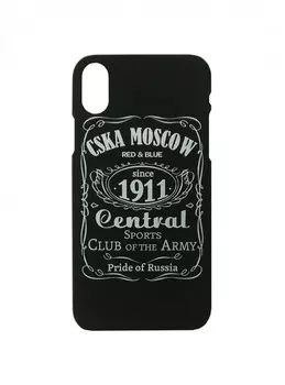 Клип-кейс для iPhone "CSKA MOSCOW 1911" cover, цвет чёрный (IPhone XS Max (10S Max))