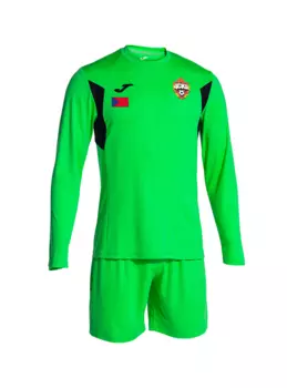 Комплект вратарской формы салатовый/чёрный (L)
