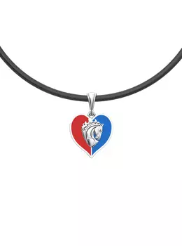 Кулон серебряный Талисман, эмаль