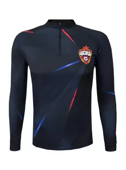 Лонгслив беговой мужской "Эмблема ПФК ЦСКА" (XL)