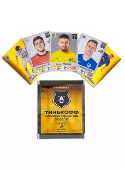 Набор наклеек РПЛ 2020/2021 Panini Collections (5 шт.)