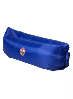 Надувной лежак AirPuf Синий с эмблемой ЦСКА