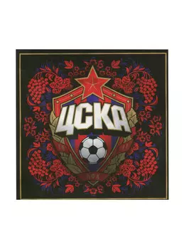 Наклейка "Эмблема ЦСКА" (рябина)
