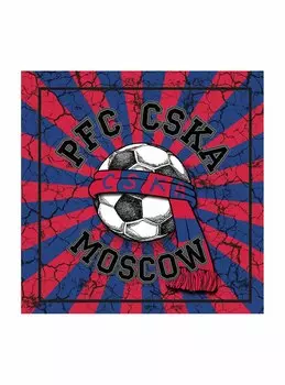 Наклейка "PFC CSKA MOSCOW"