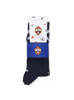 Носки ПФК ЦСКА, набор 3 пары, разноцветные (Унисекс, 38-41)