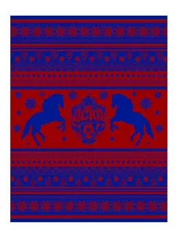 Плед вязаный ЭМБЛЕМА
