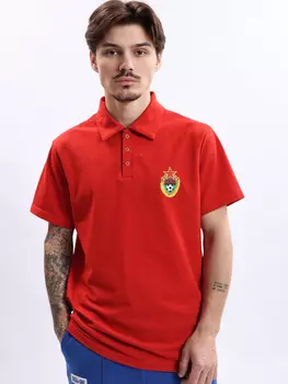 Поло ДНК ЦСКА красное (S)