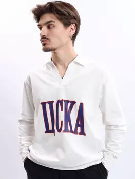 Поло ДНК ЦСКА молочное (S)