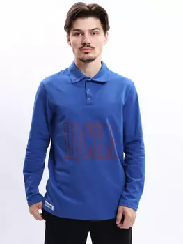 Поло ДНК ЦСКА синее (S)