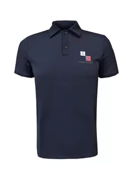 Поло мужское МОСКВА, тёмно-синее (L)