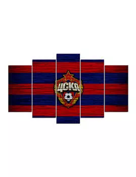 Пятимодульная картина "Red-Blue"(100х60)