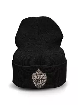 Шапка ПФК ЦСКА, цвет черный