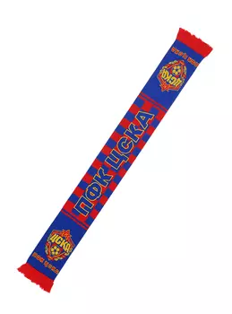 Шарф вязаный в клетку