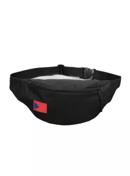 Сумка на пояс удлиненная "Стяг", цвет чёрный