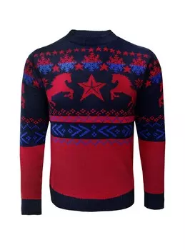 Свитер вязаный ЦСКА "Кони" (XL)