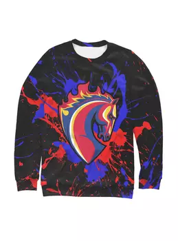 Свитшот "Брызги, конь" (Женский, XS)