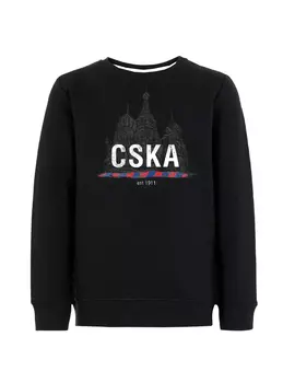 Свитшот "CSKA 1911", цвет черный (Мужской, XXXL)