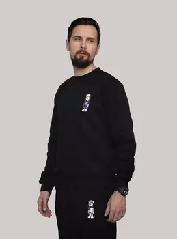 Свитшот, цвет чёрный (XS)