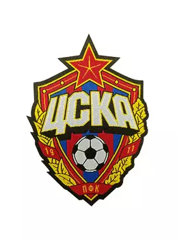 Термонашивка "Эмблема ПФК ЦСКА" 100 мм