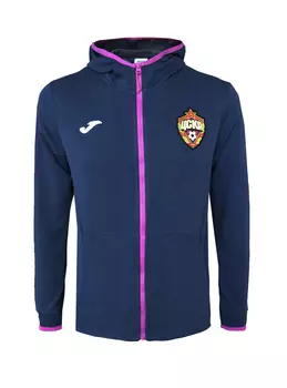 Толстовка детская парадная с капюшоном тёмно-синяя (140)