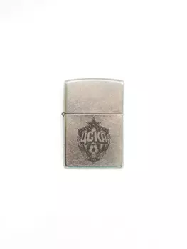 Зажигалка ZIPPO, цвет стальной винтажный