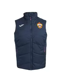 Жилет детский утеплённый тёмно-синий (140)