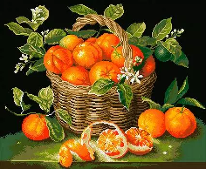Алмазная вышивка «Сочные апельсины»