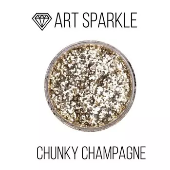 Глиттер крупный Chunky Champagne, 50 г, Craftsmen.store