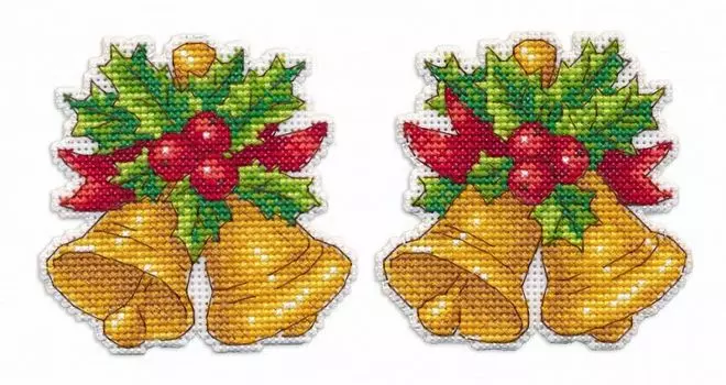 Набор для вышивания «Колокольчики. Елочная игрушка»