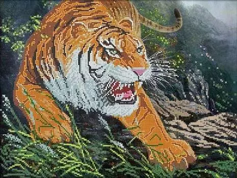 Рисунок на канве «Опасность»
