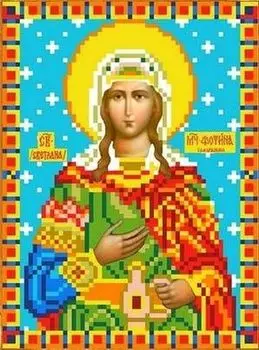 Рисунок на ткани «Святая Светлана»