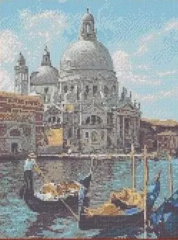 Рисунок на ткани «Венеция»