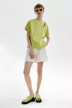 Блуза с перекрученной деталью