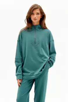 Худи на молнии со вставками