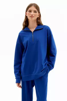 Худи на молнии со вставками