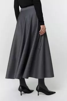 Юбка расклешённая с шерстью